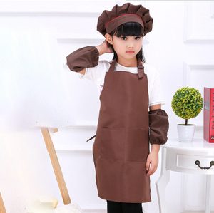 Tablier imperméable unisexe pour adultes, vert marine avec bordure en cuir et poches pour la cuisine - Product Image 4