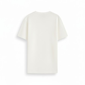 T-shirt décontracté pour homme, col rond, manches courtes, 100% coton, 220 g/m², coupe ajustée, imprimé uni, respirant, écologique, séchage rapide - Product Image 3