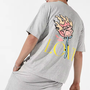 Nouvel ensemble de survêtement 2 pièces pour homme : T-shirt et short d'entraînement d'été personnalisables - Product Image 5