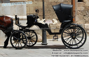 Carruaje de Caballos Negro de Diseño Moderno Americano, Portátil y Personalizable para Bodas y Eventos - Product Image 6