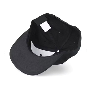 High Quality 6 Panel 3D Embroidery <b>Flat</b> Brim Breathable & Waterproof Canvas Trucker <b>Hat</b> Snapback Caps Unisex Fitted Four Seasons - Product Image 4