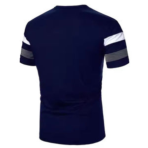 สินค้าขายดี เสื้อยืดคอตตอนผู้ชายสั่งทำพิเศษพร้อมกระเป๋าตัดสี - Product Image 2
