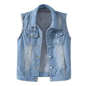 Nuevo Chaleco Vaquero Transpirable de Invierno para Hombre, 100% Algodón, Sin Mangas, Ropa Exterior Informal - Product Image 1