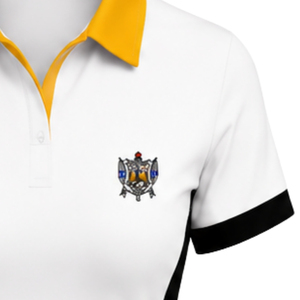 ชุดเดรสโปโลคอปกแบบมีแถบข้าง Custom Sigma Gamma Rho แขนสั้นสำหรับผู้หญิง ชุดกีฬาลำลอง ชุดทีม ขายส่ง - Product Image 5