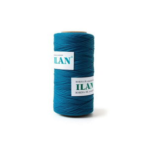 Bobina di Filo di Cotone Ilan 80g Blu 1.5mm per Cucito - Product Image 1