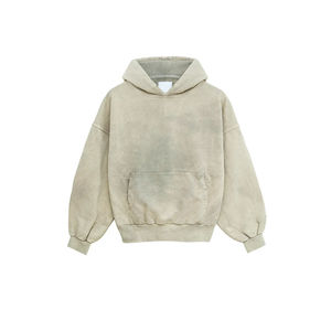 Sudaderas minimalistas con efecto acid wash para hombre, con un diseño clean de estilo streetwear y lavado vintage para un look sutil y elegante. - Product Image 1