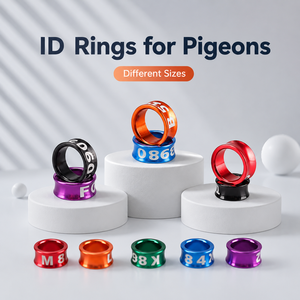 High Quality Eco-Friendly Stocked Custom Aluminum Pigeon <b>Rings</b> Bird Accessories in Multiple Sizes and Colors - Product Image 1