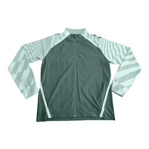 <b>Men's</b> Sporty Racer <b>Jacket</b> Geometric Print Stand Collar Zipper Closure Breathable Polyester Autumn Wear Regular Fit - Product Image 3