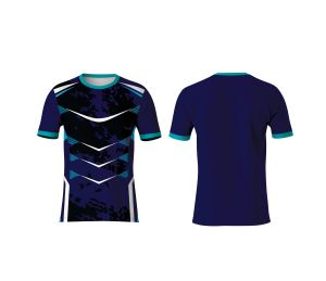 Camiseta Moderna Sublimada con Cuello Redondo, 100% Poliéster, 180g, Tejido Casual, Ecológica, Transpirable y de Secado Rápido para Hombre, Manga Corta - Product Image 3