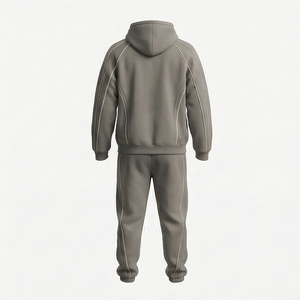 Ensemble de survêtement décontracté unisexe avec logo personnalisé imprimé, sweat à capuche et jogging, vêtements de sport, USA Europe Maluza UrbanFit Pro - Product Image 2
