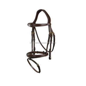 Bride d'équitation en cuir équestre rose Softy à prix raisonnable - Product Image 3