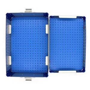 Bandeja de esterilización de aluminio para instrumentos quirúrgicos, estuche de dos capas, bandeja de autoclave médica, kit de instrumentos de acero inoxidable - Product Image 6