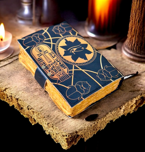 Diario de cuero Hamunaptra Grimoire, réplica del Libro de los Muertos egipcio - Product Image 5