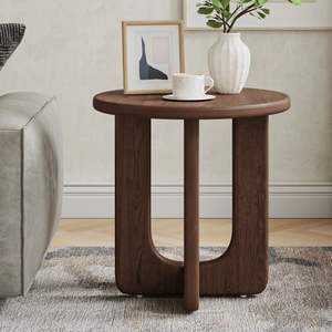 Table d'appoint en bois faite à la main, conçue avec attention aux détails, utilisant du bois de qualité et des techniques traditionnelles - Product Image 6