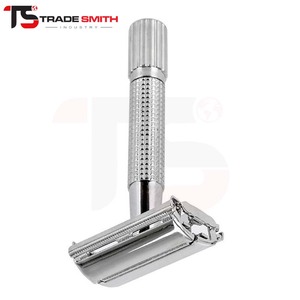 Rasoir de sécurité à double tranchant TSI Luxury, finition raffinée, rasoir manuel haut de gamme pour les soins quotidiens du visage, pour les professionnels. - Product Image 3