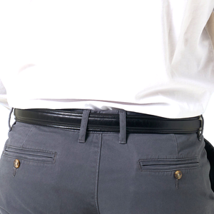 Ceinture en cuir de vachette à prix direct usine avec boucle ardillon métallique, idéale pour le bureau et les occasions formelles pour hommes - Product Image 4
