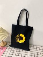 Sac fourre-tout en toile 100% coton de haute qualité, 12 oz, noir/beige, avec impression de logo personnalisé et poche, vente en gros, recyclable