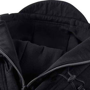 เสื้อฮู้ดดี้เทคแวร์ผู้ชาย สไตล์ลำลอง แฟชั่นเมืองทันสมัย สำหรับฤดูหนาว เป็นมิตรกับสิ่งแวดล้อม ระบายอากาศได้ดี ผลิตจากโพลีเอสเตอร์ 100% - Product Image 4