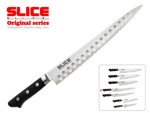 SLICE |   Cuchillo de Chef Japonés Moderno SEKI KNIVES, Seki Sujihiki de 10.63 Pulgadas (27 cm), Acero Inoxidable con Acabado Satinado, Ambidiestro - Product Image 2