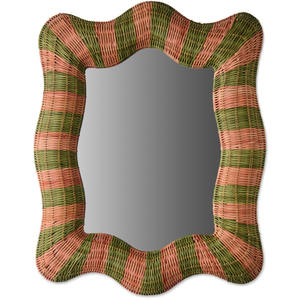 Adorno de Pared Colgante de Mimbre Estilo Bohemio, Diseño Floral, Decoración para Dormitorio, Hecho en Vietnam, Varios Piezas - Product Image 6