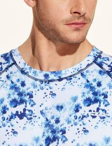 Rashguard pour adultes, protection SPF, doux, léger, flexible, pour activités aquatiques, plage, piscine, sports de plein air, haut anti-bactérien - Product Image 5