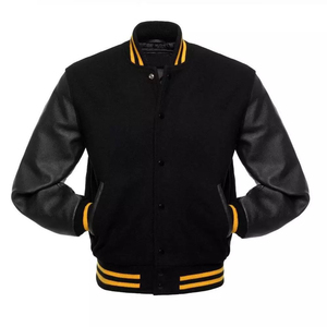 High Quality Letterman Varsity <b>Jackets</b> Wool Body Genuine <b>Leather</b> Sleeves <b>Winter</b> Wear Smart and Stylish Mens <b>Jacket</b> - Product Image 3