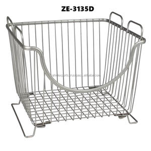 <b>Rectangular</b> Stainless Steel <b>Basket</b> for Cutlery <b>Storage</b> Foldable Dishwasher Safe Handmade Decorative Wire <b>Basket</b> for Serving - Product Image 2