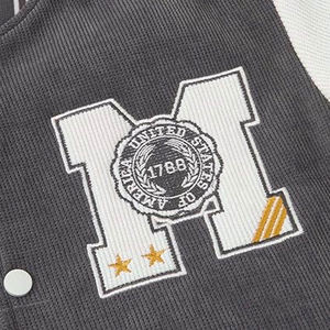 Veste de baseball en laine et cuir personnalisée pour homme, veste universitaire unisexe de haute qualité, vestes de collège brodées personnalisées - Product Image 4