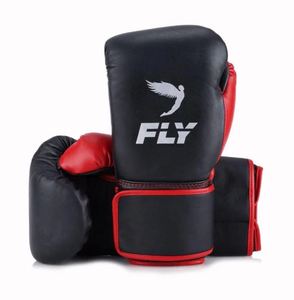 Gants de boxe en cuir noir et rouge légers à lacets pour adultes unisexes - Fabrication sur mesure pour l'entraînement - Product Image 4