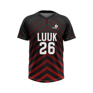 Camiseta de Béisbol Sublimada de Dos Botones con Diseño Personalizado, Marca del Equipo y Fabricación de Ropa Deportiva al por Mayor - Product Image 4