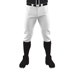 Conjunto de Uniforme de Béisbol Personalizado para Adultos, Jersey de Poliéster Blanco y Negro, Bordado con Nombre del Equipo, Cierre de Botones, Manga Corta, Corte Regular - Product Image 4