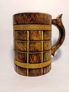 Jarra de Cerveza Artesanal de Calidad Superior Hecha a Mano, Jarra de Madera, Vaso de Cerveza de Madera, Jarra de Cerveza Artesanal de Mango - Product Image 4