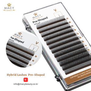 Pestañas Híbridas Preformadas en V DIY, Pestañas MACY BEAUTY KOREA, Extensiones de Pestañas Premium al por Mayor, Pestañas Personalizadas con Marca Privada OEM - Product Image 2