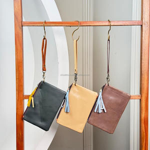 กระเป๋าคลัทช์หนังแท้รีไซเคิล2025สำหรับผู้หญิงกระเป๋าถือหนังหลากสีสินค้าใหม่ออกแบบได้ตามต้องการ - Product Image 5