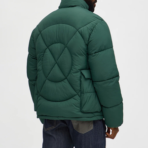 Blouson matelassé haut de gamme pour homme – Vente en gros 2026 – Logo personnalisé – Vêtement d'extérieur d'hiver isolé et tendance - Product Image 3