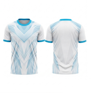 Maillots de football personnalisés de haute qualité, sublimés, à manches courtes, pour l'été, uniformes d'équipe personnalisés en gros, vêtements de sport OEM - Product Image 2