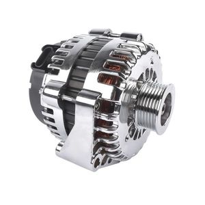 LS Truck 220A AD244 Chrome Alternator with 4 Pin Connector Fit for Chevy Silverado & GMC for Sierra 4.8 5.3 6.0 1999 2006 Models - Product Image 2