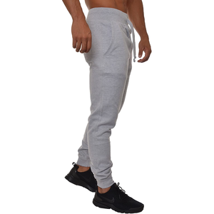 Top quality Factory wear 100% cotton Spandex Drawstring hot selling Waist <b>Slim</b> Fit Sports <b>Jogger</b> Pants for Men - Product Image 3