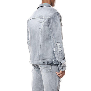 Chaquetas Vaqueras Personalizadas, Ropa Transpirable, Ropa Urbana de Alta Calidad, Chaquetas Vaqueras de Trabajo de Tallas Grandes para Hombre - Product Image 5