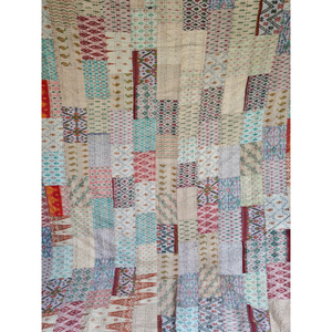 Couverture Kantha patchwork faite à la main, réversible, en coton, pour toutes les saisons, idéale pour la maison, l'hôtel, ou comme cadeau pour elle. - Product Image 1