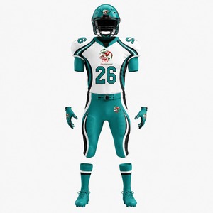 Ensemble d'uniformes de football internationaux Clue pour hommes – Maillot, pantalon, gants et chaussettes personnalisés en polyester respirant imprimé par sublimation pour adultes - Product Image 4