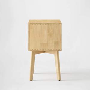 Malika Nightstand Made Of Mahogany Wood High Quality With Natural Wood For Indoor Use. - Product Image 4