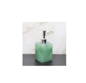 Ensemble de salle de bain rond moderne portable en résine acrylique bleu ciel de luxe ILAHI, trois pièces, motif floral, Uttar Pradesh - Product Image 2