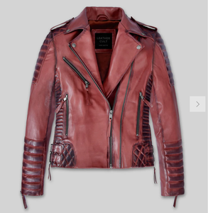 Nouvelle Arrivée Veste en Cuir Coupe-Vent Homme Femme Styles Personnalisés Charlotte Brûlée Plusieurs Couleurs Veste en Cuir 2026 - Product Image 5