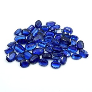 Saphir bleu AAA, pierre précieuse facettée, pierre brute, tailles et formes variées, haute qualité, fait main, certifié par un tiers FF Jewellers - Product Image 1