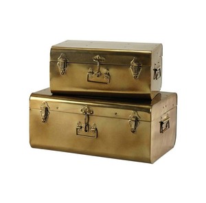 Multi Size Golden <b>Storage</b> <b>Trunk</b> Boxes Wholesale - Product Image 1
