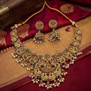 Juego de Joyería Fina Jewelemarket Heritage, Collar con Piedras Pota y Perlas, 10575462PGR - Product Image 1