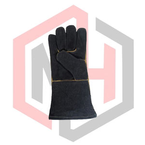 ถุงมือหนังกันไฟคุณภาพสูง ทนความร้อน ใช้สำหรับดับเพลิง ขนาด 14 นิ้ว ปราศจากซิลิโคนและแป้ง - Product Image 2