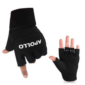 Custom Half-finger Gym Fitness Gloves <b>Foam</b> <b>Padding</b> Bodybuilding Training Palm Protection Cross-fit Weightlifting Unisex workout - Product Image 5