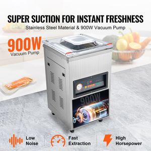 Sigillatrice Sottovuoto Compatta da 900W 110V per Alimenti Umidi, Carni, Marinature e Confezionamento in Foglio di Alluminio - Product Image 2